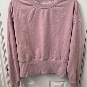 Athleta retroterry sweatshirt, smoked mauve, Sz.large